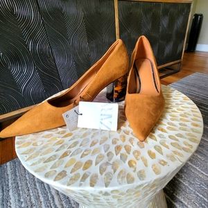 Zara block heel shoes